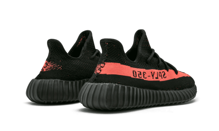 Yeezy Boost 350 V2 Core Black Red (Red stripe)