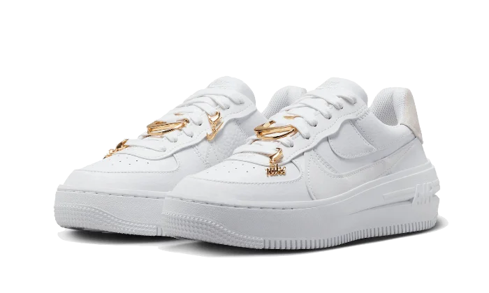 Nike Air Force 1 Low PLT.AF.ORM White Metallic Gold (W)