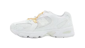 New Balance 530 White Gold Chain