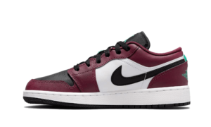 Air Jordan 1 Low Dark Beetroot Black Roma Green (GS)