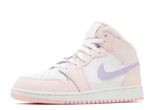 Air Jordan 1 Mid Pink Wash (GS)