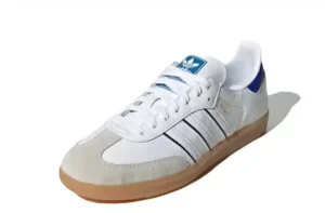 Adidas Samba Cloud White Lucid Blue Leather