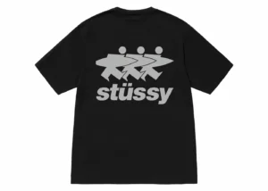 Stussy Surfwalk Pigment Dyed Tee Black