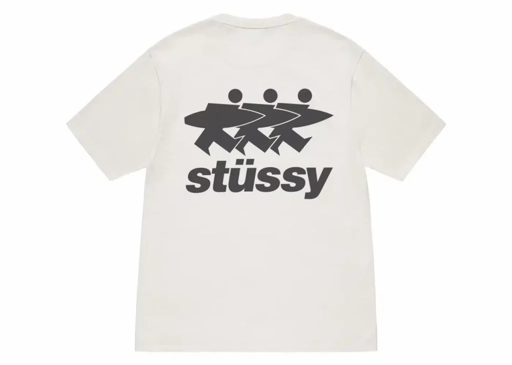 Stussy Surfwalk Pigment Dyed Tee Natural