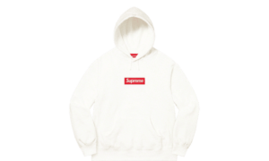 Supreme Hoodie Box Logo White FW21