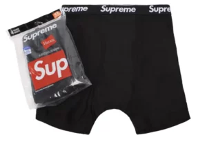 Supreme Hanes Boxer Briefs Black (1 szt.)