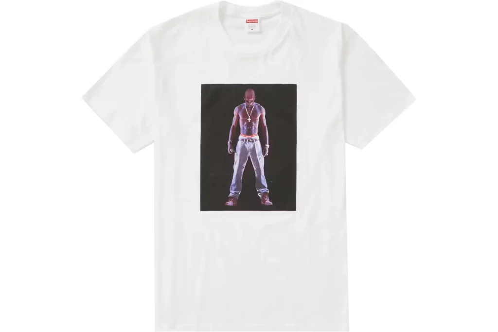 Supreme Tupac Tee White