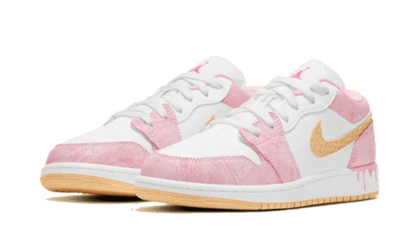 Air Jordan 1 Low SE Paint Drip (GS) - obrazek 3