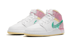 Air Jordan 1 Mid SE Paint Drip (GS)