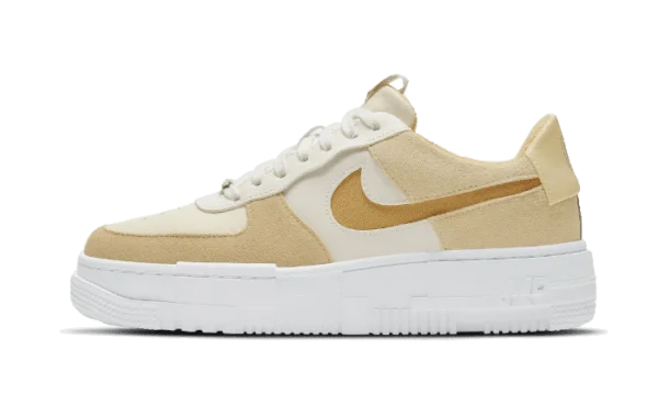 Nike Air Force 1 Low Pixel Coconut Milk Sail Tan (W) - obrazek 2