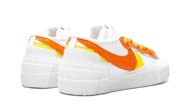 Nike Blazer Low Sacai White Magma Orange - obrazek 4