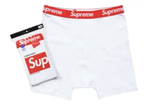 Supreme Hanes Boxer Briefs White (1szt.)