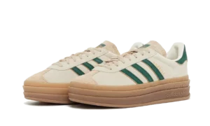 Adidas Gazelle Bold Magic Beige Collegiate Green (W)