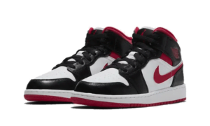 Air Jordan 1 Mid Gym Red Black White (GS)
