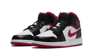 Air Jordan 1 Mid Gym Red Black White (GS)