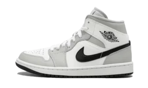 Air Jordan 1 Mid White Light Smoke Grey (W)