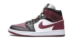 Air Jordan 1 Mid SE Black Dark Beetroot (W)