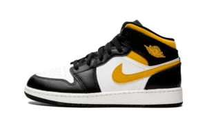 Air Jordan 1 Mid White Pollen Black (GS)