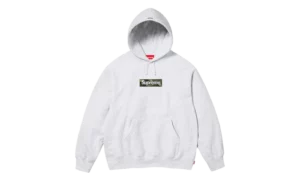 Supreme Box Logo Hooded Sweatshirt Ash Grey FW23