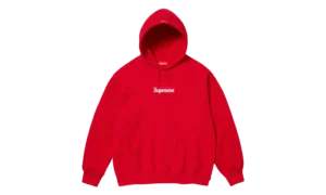 Supreme Box Logo Hooded Sweatshirt Red FW23