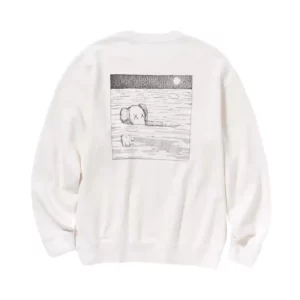 Kaws x Uniqlo Longsleeve Sweatshirt White
