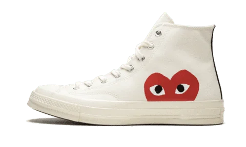 Converse All-Star 70s High x Comme des Garçons CDG PLAY White