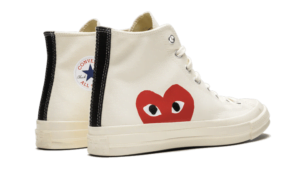Converse All-Star 70s High x Comme des Garçons CDG PLAY White