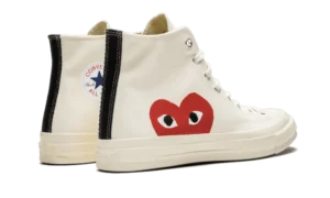 Converse All-Star 70s High x Comme des Garçons CDG PLAY White