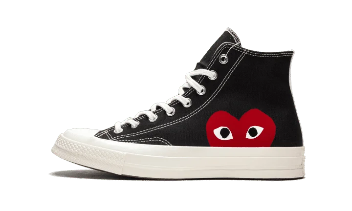 Converse All-Star 70s High x Comme des Garçons CDG PLAY Black