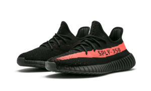 Yeezy Boost 350 V2 Core Black Red (Red stripe)