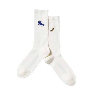 Kaws Uniqlo X Andy Warhol Socks White