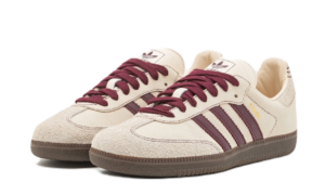 Adidas Samba OG Wonder White Maroon (W)