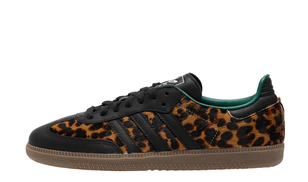 Adidas Samba OG Black Green Leopard (W)