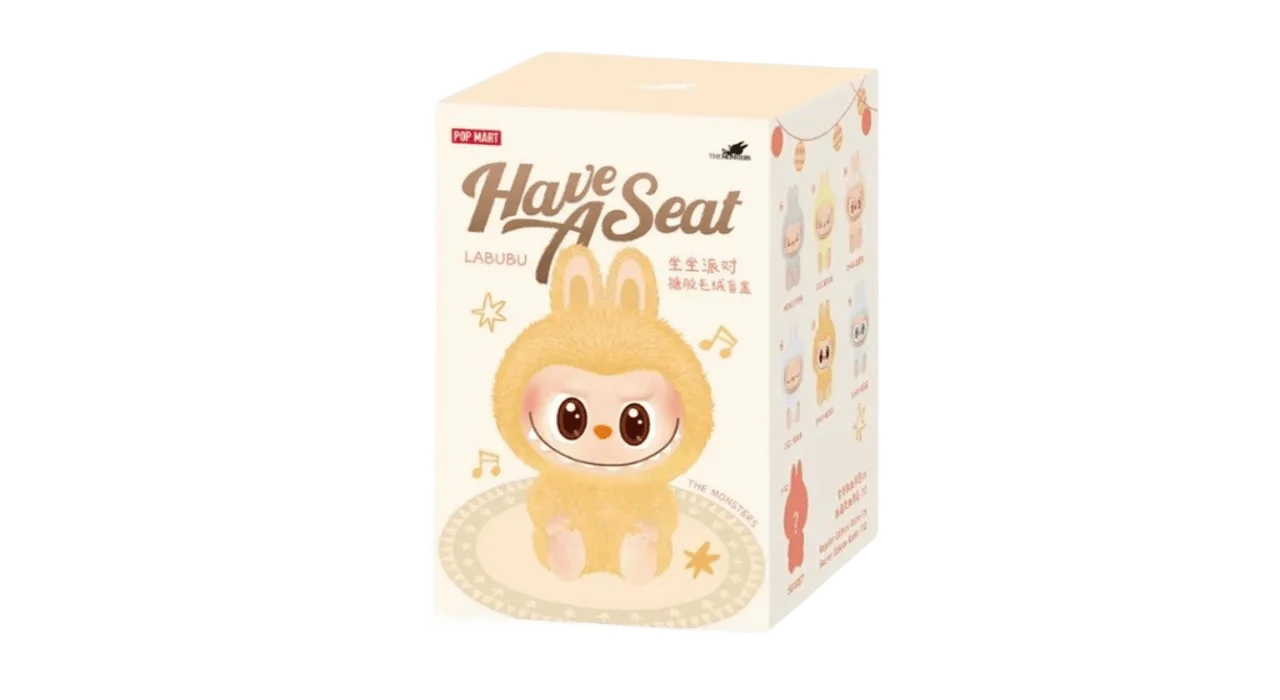Pop Mart Labubu The Monsters Have a Seat Vinyl Plush Case Sealed