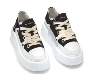 Inuikii Matilda Canvas Low Black