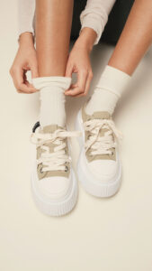 Inuikii Matilda Canvas Low Grey