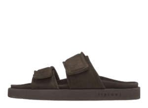 INUIKII Klapki Suede Double Band Brązowe