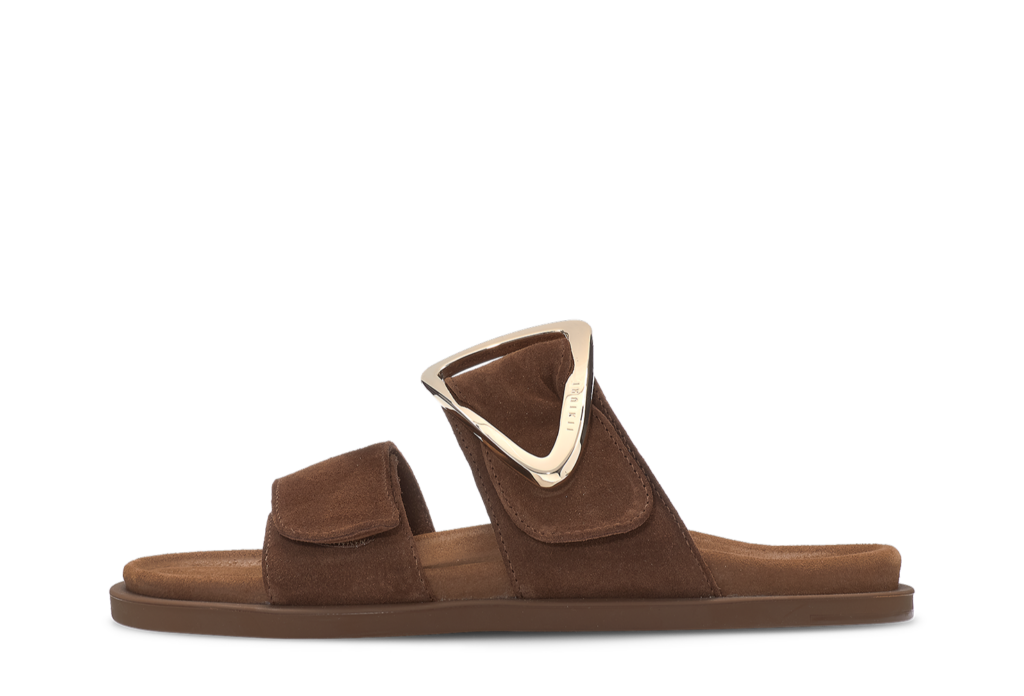 INUIKII Klapki Dreamer Buckle Brązowe