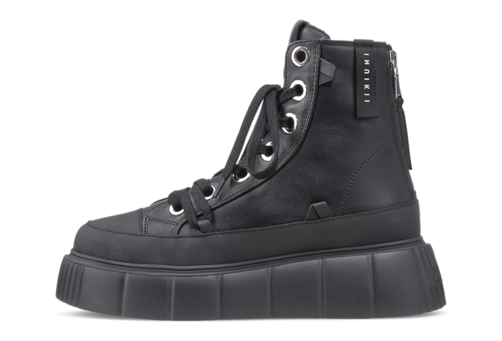 INUIKII Skórzane Sneakersy Leather Matilda Black