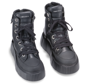 INUIKII Skórzane Sneakersy Leather Matilda Black