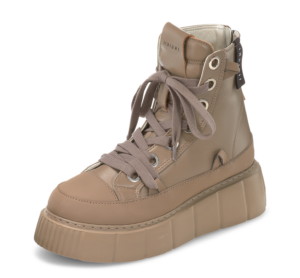 INUIKII Skórzane Sneakersy Leather Matilda Taupe
