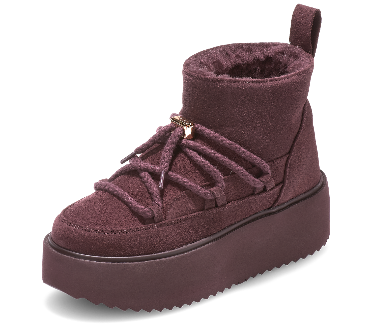 INUIKII Classic Low Platform Bordeaux - obrazek 2