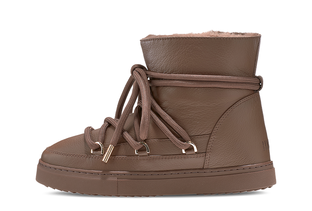 INUIKII Full Leather Dark Brown