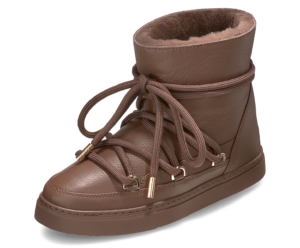 INUIKII Full Leather Dark Brown