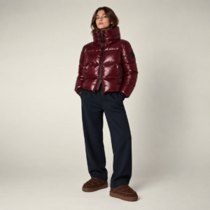 Kurtka Damska Save The Duck Isla Wine Red