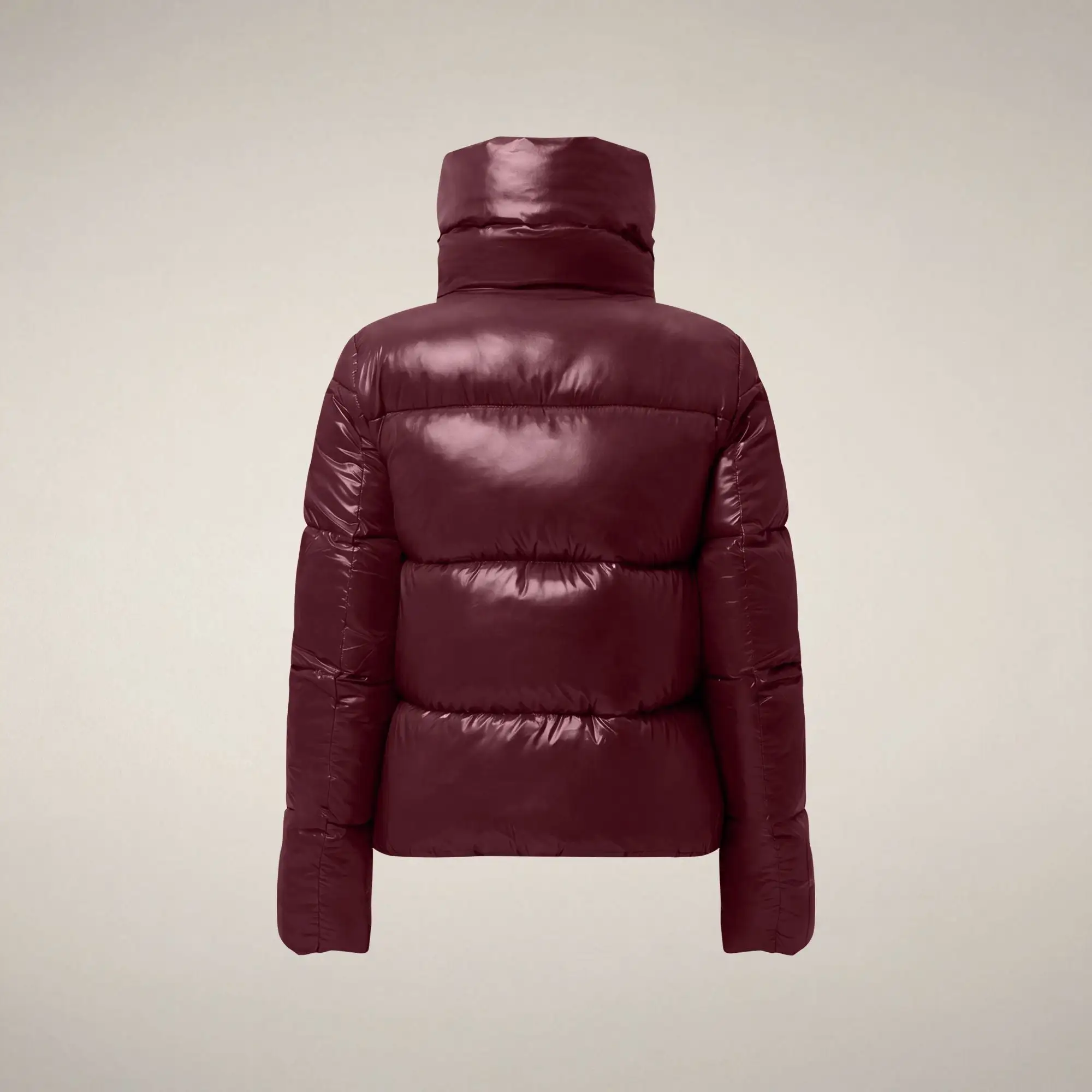 Kurtka Damska Save The Duck Isla Wine Red - obrazek 6