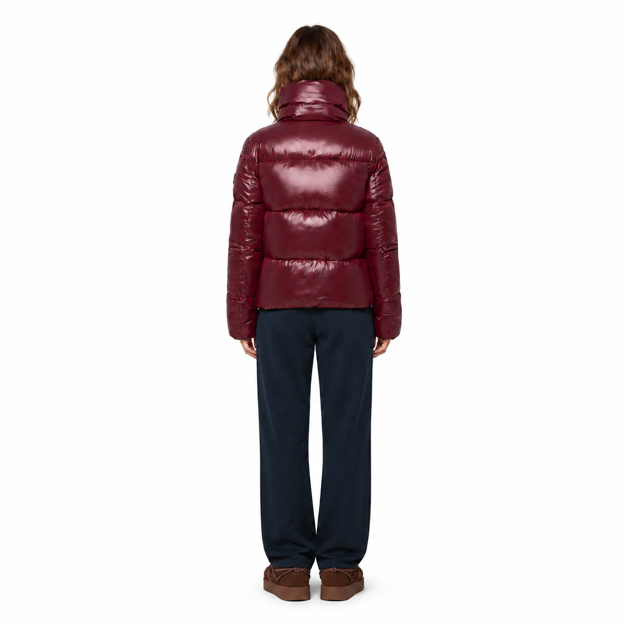 Kurtka Damska Save The Duck Isla Wine Red - obrazek 4