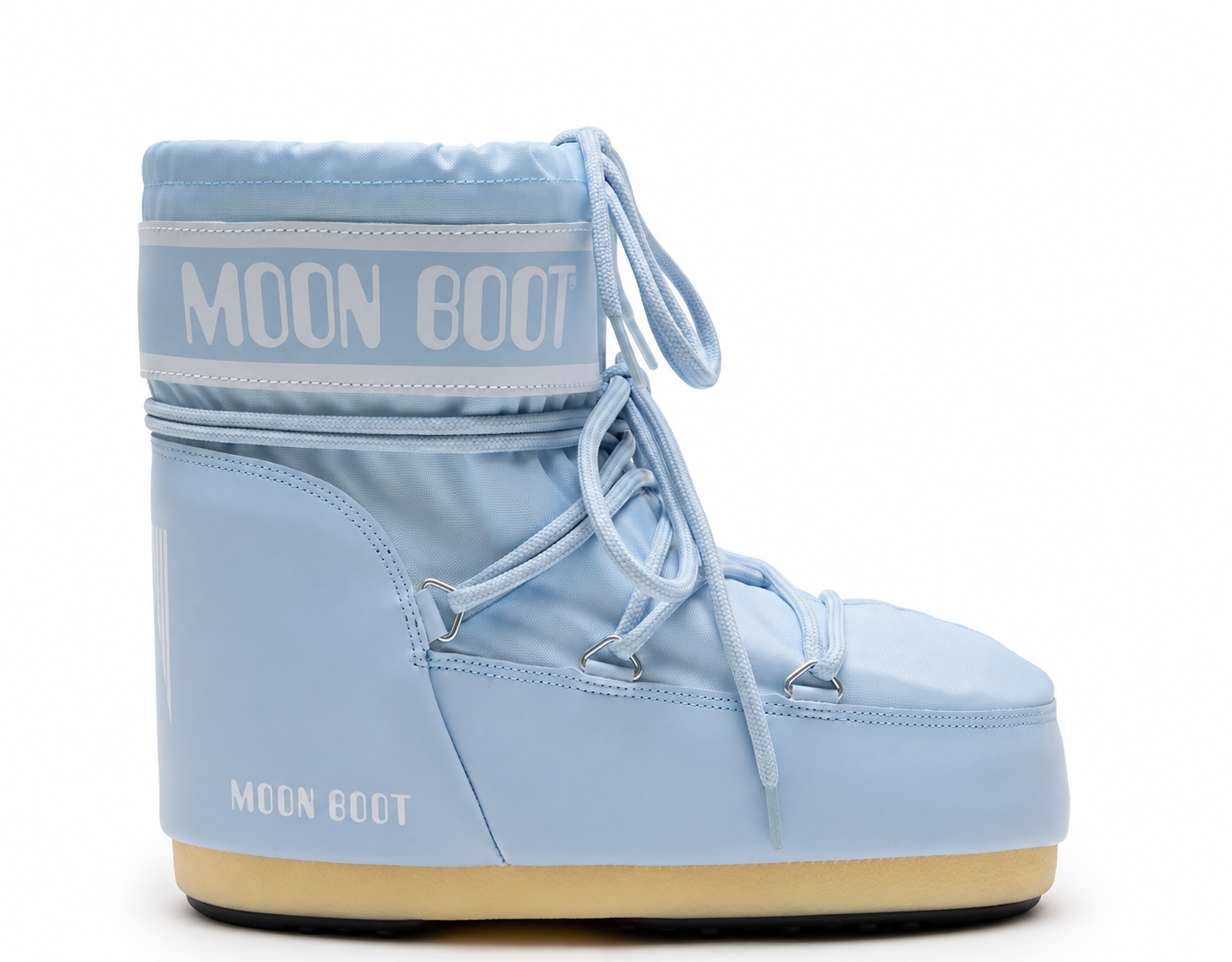 Moon Boot Śniegowce Icon Low Nylon Baby Blue