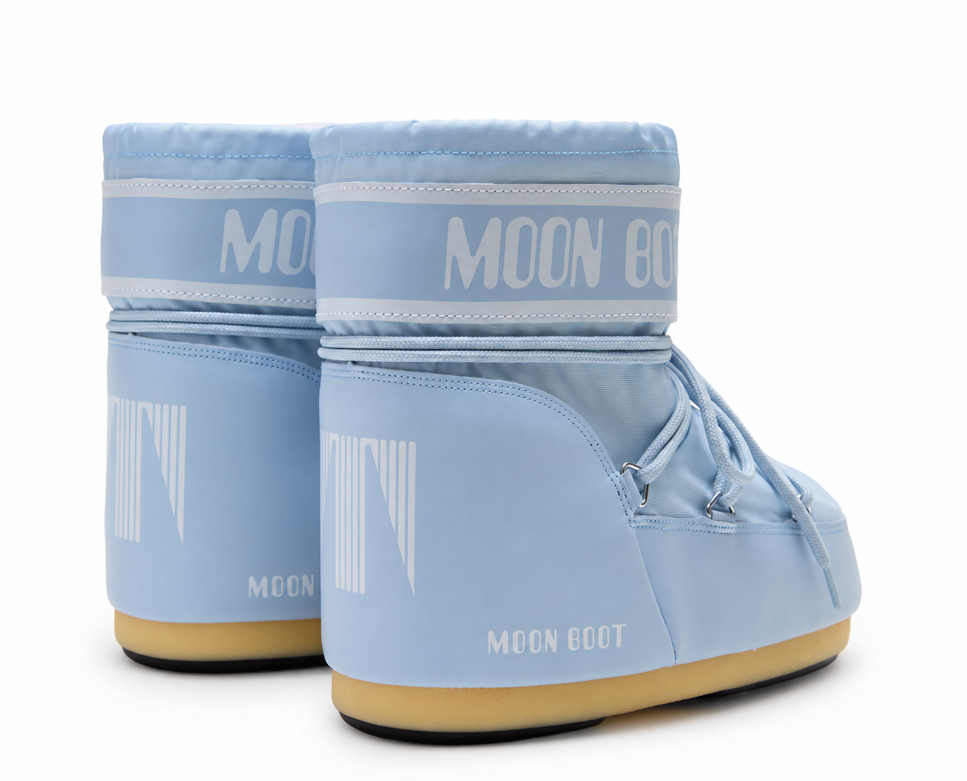 Moon Boot Śniegowce Icon Low Nylon Baby Blue - obrazek 2