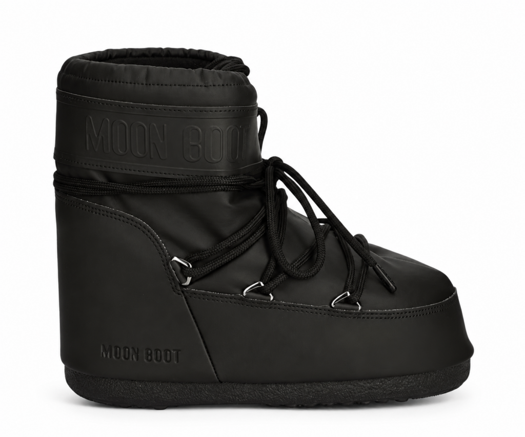 Moon Boot Śniegowce Icon Low Rubber Black
